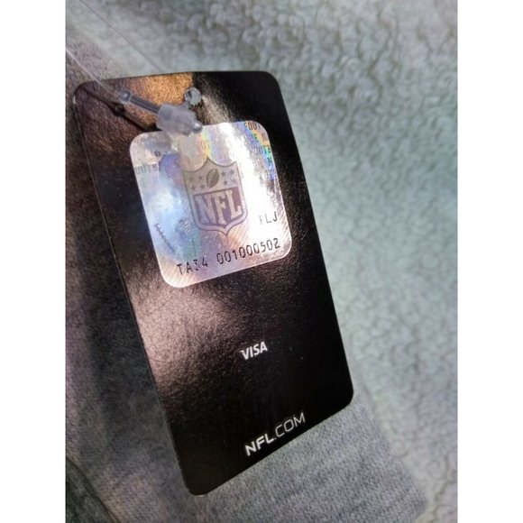 NEW YORK JETS LICENCED NFL GREY HOODIE POUCH POCKET FANWARE PURSE  W/Tags - Picture 6 of 12